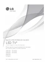 Предварительный просмотр 1 страницы LG 42LP620H Quick Reference Manual