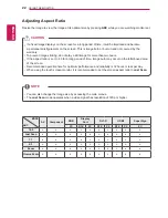 Предварительный просмотр 22 страницы LG 42LT55A Owner'S Manual