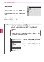 Предварительный просмотр 106 страницы LG 42LV55 Series Owner'S Manual