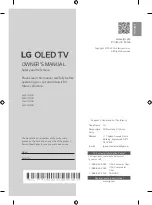 LG 42LX1QPUA Owner'S Manual предпросмотр