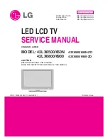 LG 42LX6500 Service Manual предпросмотр