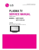 LG 42PC1D Series Service Manual preview