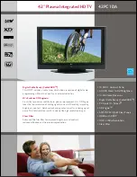 Preview for 1 page of LG 42PC1DA Series Specifications