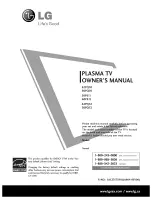 LG 42PC5DC Owner'S Manual предпросмотр