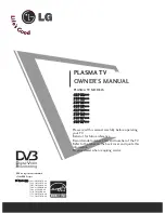 LG 42PG2 Series Owner'S Manual preview