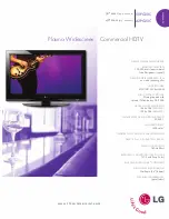 Preview for 1 page of LG 42PG20C -  - 42" Plasma TV Brochure & Specs