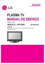 LG 42PG20R Service Manual preview