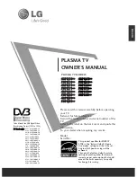 Предварительный просмотр 1 страницы LG 42PQ1000-ZA Owner'S Manual