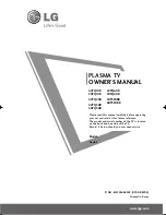 Предварительный просмотр 1 страницы LG 42PQ10R Owner'S Manual