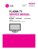 LG 42PQ10R Service Manual preview