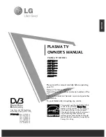 LG 42PQ20D-AA Owner'S Manual preview