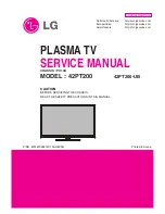 LG 42PT200 Service Manual preview