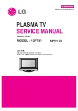 Preview for 1 page of LG 42PT81 Service Manual