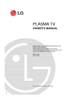 Preview for 1 page of LG 42PX2RV Owner'S Manual