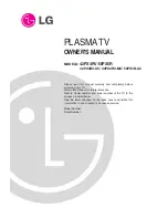 Preview for 1 page of LG 42PX4RV series Owner'S Manual