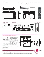 Preview for 4 page of LG 42PX8DC Specifications