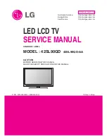 LG 42SL90QD Service Manual предпросмотр