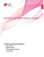 LG 42VS20 Installation Manual предпросмотр