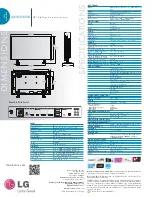 Предварительный просмотр 2 страницы LG 42VX30MS-B Specifications