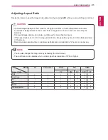 Preview for 21 page of LG 42WL30MS Owner'S Manual