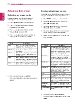 Preview for 20 page of LG 42WS50BS Owner'S Manual