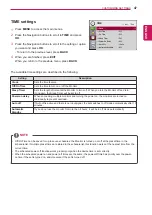 Preview for 47 page of LG 42WS50BS Owner'S Manual