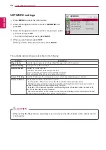 Preview for 54 page of LG 42WS50BS Owner'S Manual