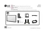 LG 43LF5400 Easy Setup Manual preview