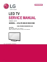 Предварительный просмотр 1 страницы LG 43LF6300 Service Manual