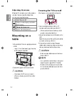 Preview for 12 page of LG 43LH570V Owner'S Manual