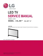 LG 43LJ55 -U Series Service Manual предпросмотр