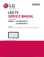 Предварительный просмотр 1 страницы LG 43LM5700PTC Service Manual