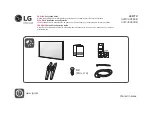 Предварительный просмотр 1 страницы LG 43LT340C Easy Setup Manual