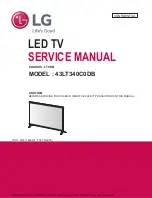 LG 43LT340C0DB Service Manual preview