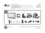 Предварительный просмотр 1 страницы LG 43LT340H0UA Manual