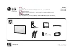 LG 43LU340L Easy Setup Manual preview