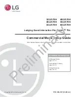 LG 43LV570H Setup Manual preview