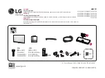 LG 43LW340H Easy Setup Manual preview