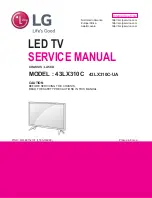 LG 43LX310C Service Manual preview