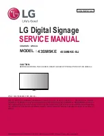 Предварительный просмотр 1 страницы LG 43SM5KE Service Manual