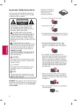 Preview for 2 page of LG 43UF7600 Owner'S Manual