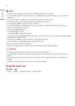 Предварительный просмотр 26 страницы LG 43UHSF Owner'S Manual