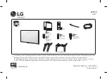 Предварительный просмотр 1 страницы LG 43UJ6307-ZA Owner'S Manual