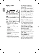 Предварительный просмотр 14 страницы LG 43UJ630T-TA Owner'S Manual