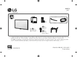 Предварительный просмотр 1 страницы LG 43UJ6507-ZA Manual