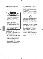 Preview for 2 page of LG 43UJ6560 Owner'S Manual