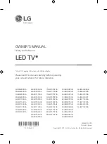 LG 43UM6900PUA Owner'S Manual предпросмотр