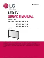 Предварительный просмотр 1 страницы LG 43UM6950DUB Service Manual