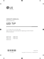 Предварительный просмотр 3 страницы LG 43UM711C0SA Manual