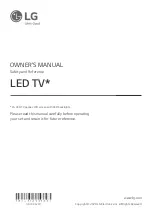 Предварительный просмотр 1 страницы LG 43UN70 Series Owner'S Manual